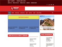 Tablet Screenshot of hidupkatolik.com